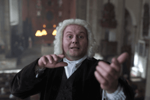 Devid Striesow als Johann Sebastian Bach im Film „Bach – Ein Weihnachtswunder“