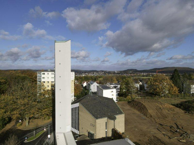 Kirche Luftaufnahme