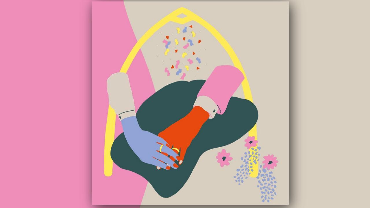 Grafik zum Ringtausch bei einer Trauung