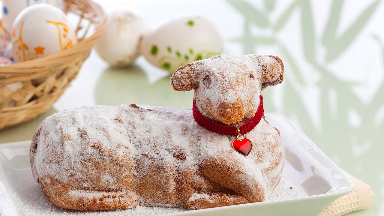 gebackenes Osterlamm