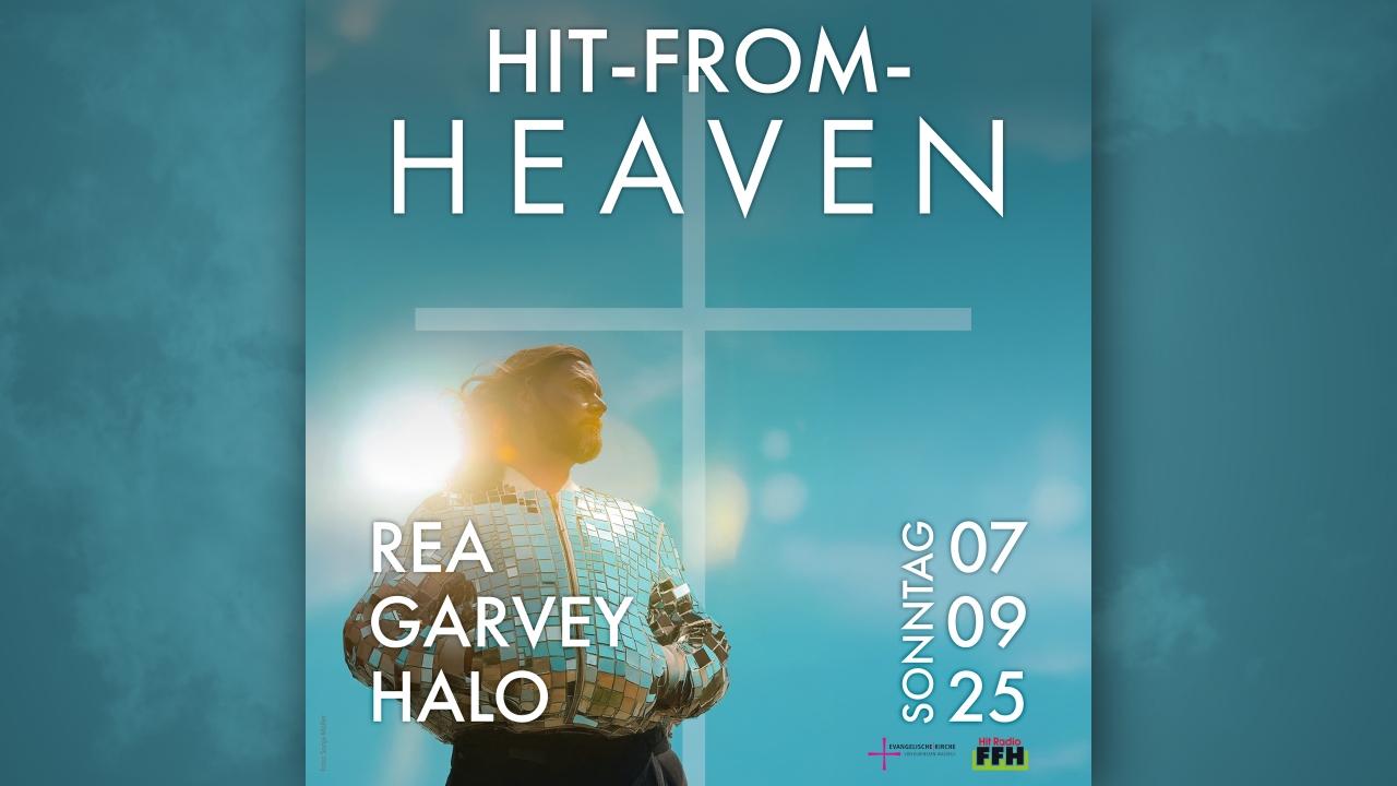 Portrait von Rea Garvey mit Textinfos zum Hit-From-Heaven-Sonntag